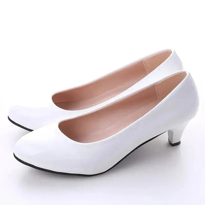 Red Pump Ankle Strap Heel - Dika Studio