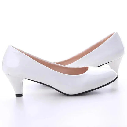 Red Pump Ankle Strap Heel - Dika Studio