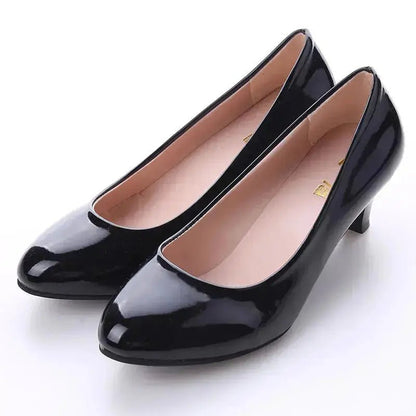 Red Pump Ankle Strap Heel - Dika Studio