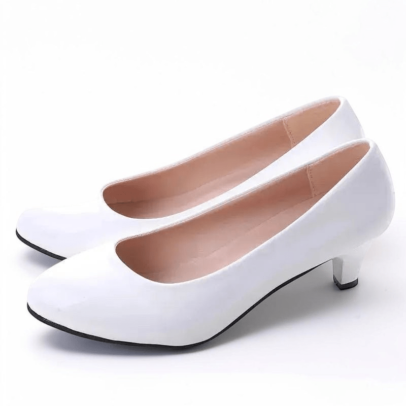 Red Pump Ankle Strap Heel - Dikova