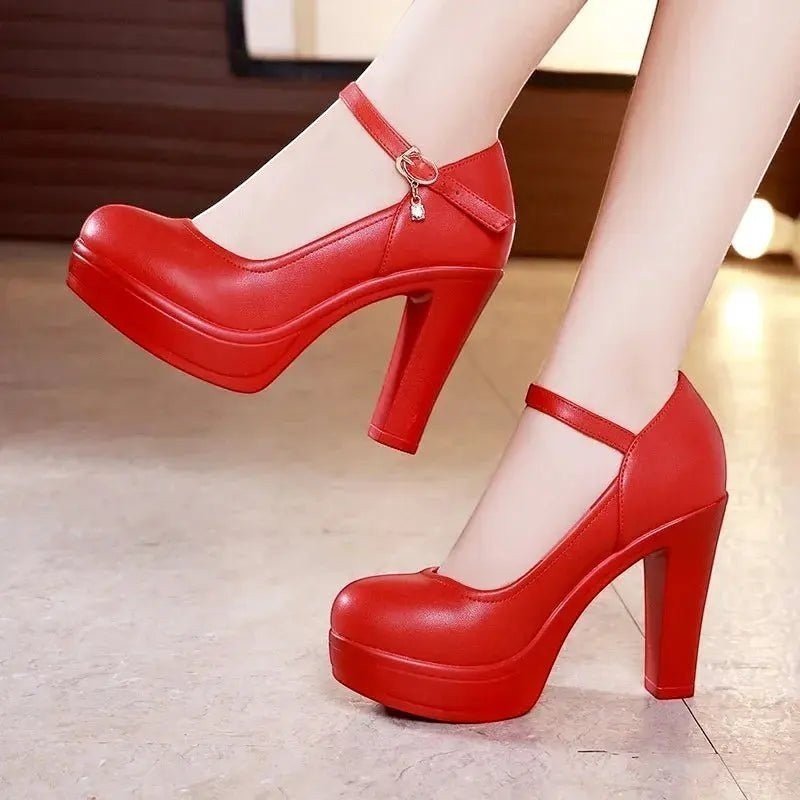 Retro Ankle Strap Heel - Dikova
