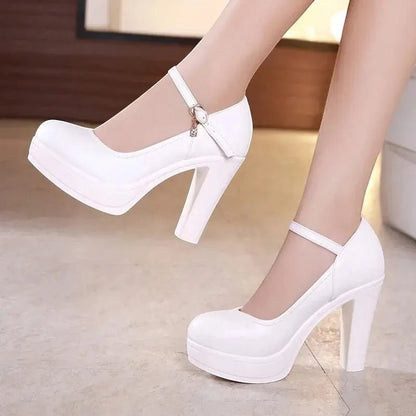 Retro Ankle Strap Heel - Dikova
