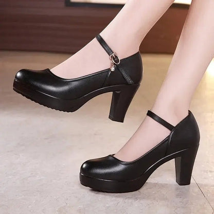 Retro Ankle Strap Heel - Dikova