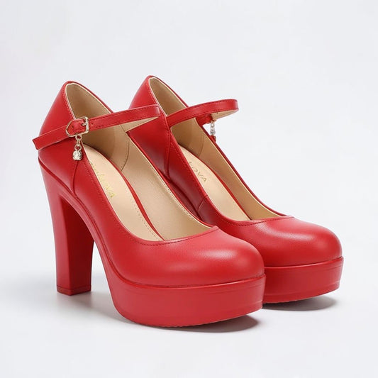 Retro Ankle Strap Heel - Dikova