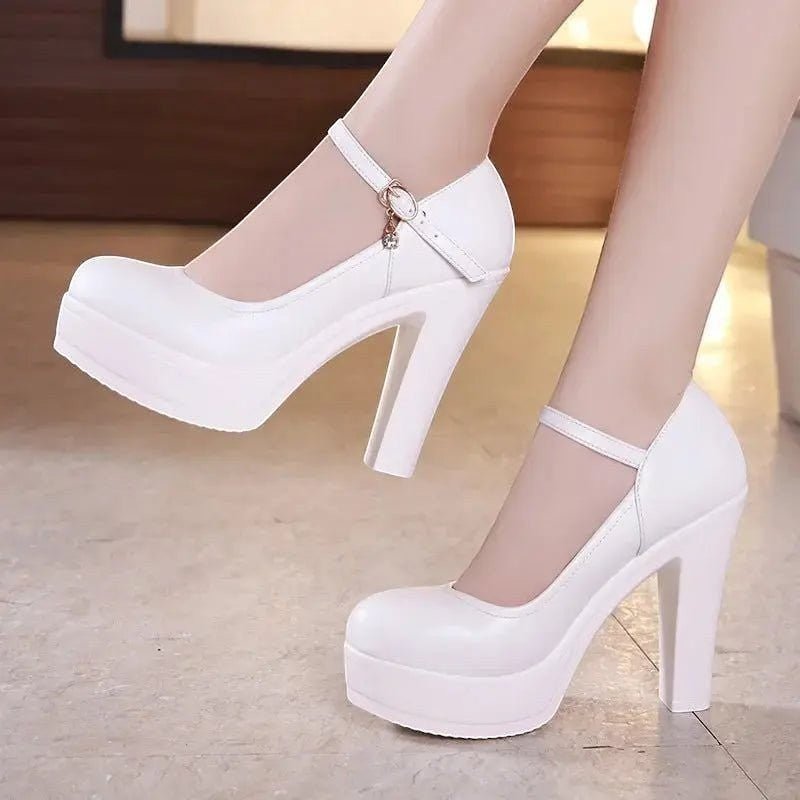 Retro Ankle Strap Heel - Dikova