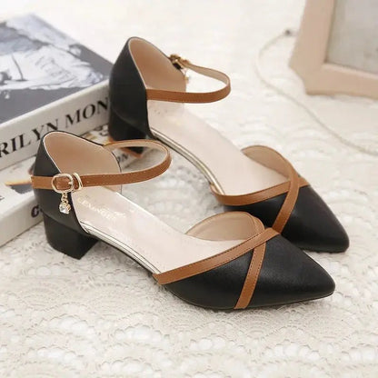 Silver ankle strap heel - Dika Studio