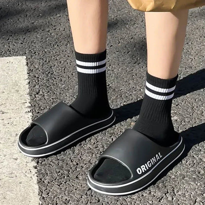 Streetwear chunky slides - Dikova
