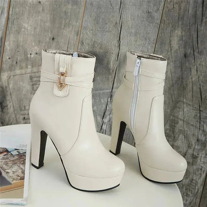 Women's Ankle Boots Platform Shoes - Dika Studio