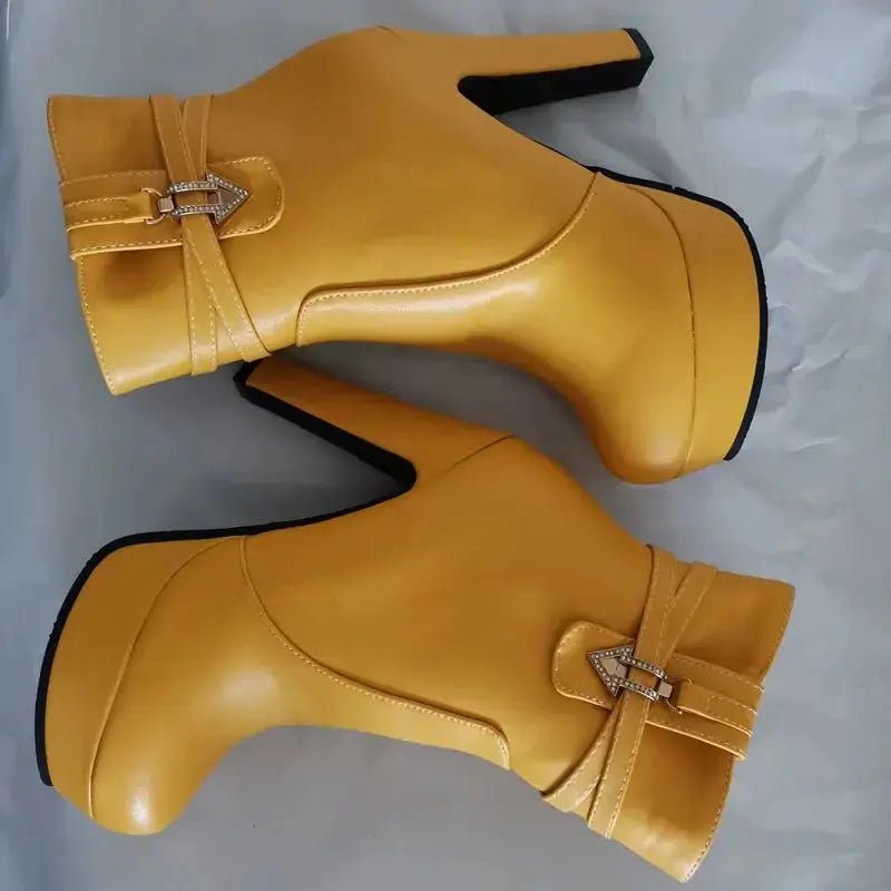 Women's Ankle Boots Platform Shoes - Dika Studio