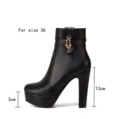 Women's Ankle Boots Platform Shoes - Dika Studio