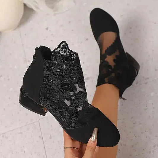 Women's Ankle Boots round toe - Dikova