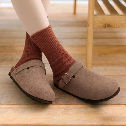 Women's suede clogs - Dikova